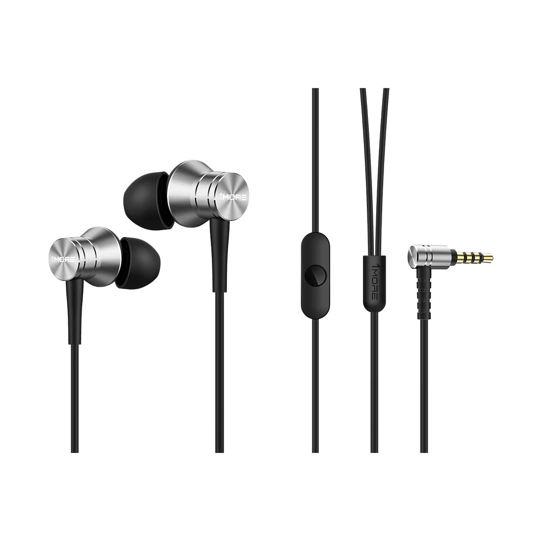 Наушники 1MORE Piston Fit In-Ear Headphones E1009 Серебристый – купить недорого с доставкой по Алматы и Казахстану фото 3