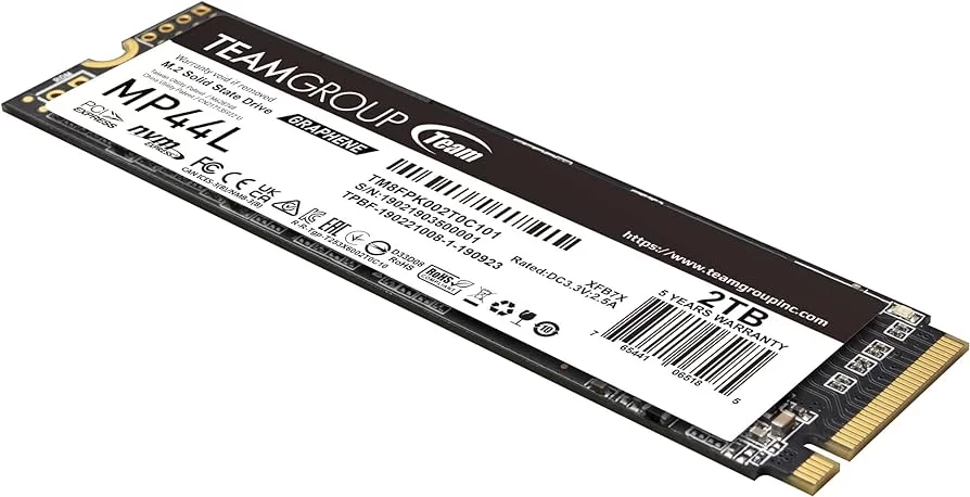 SSD накопитель 2 TB Team Group MP44L, M.2, PCIe 4.0 – купить недорого с доставкой по Алматы и Казахстану
