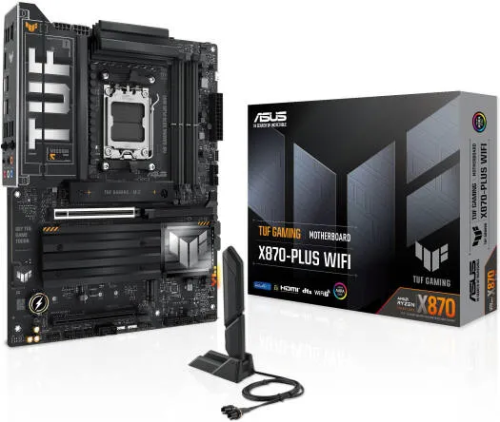 Материнская плата ASUS TUF Gaming X870-Plus WiFi, AM5 – купить недорого с доставкой по Алматы и Казахстану