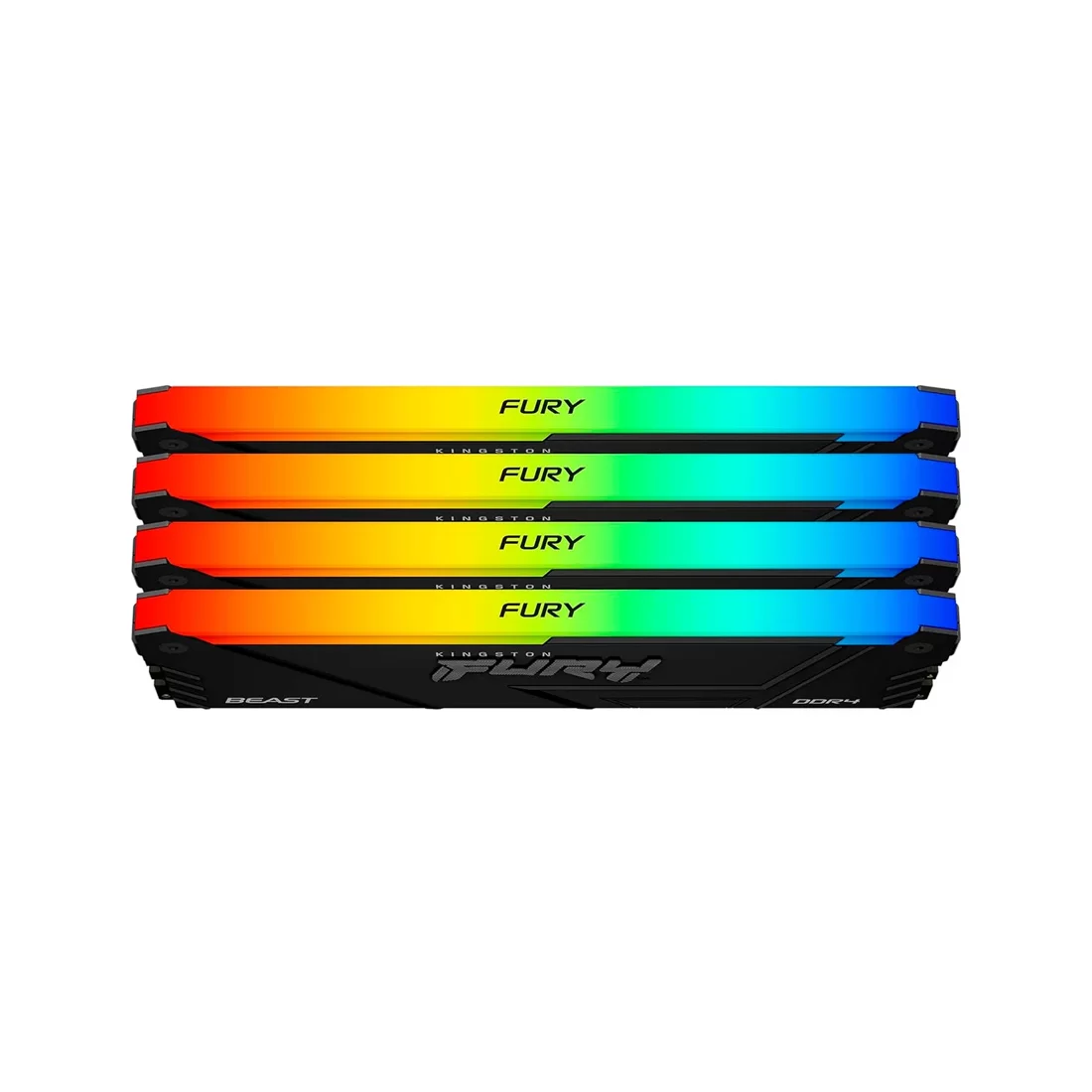Комплект модулей памяти Kingston FURY Beast RGB KF436C18BB2AK4/128 DDR4 128GB (Kit 4x32GB) 3600MHz – купить недорого с доставкой по Алматы и Казахстану