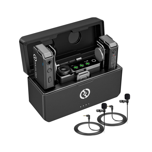 Петличный микрофон Hollyland Lark MAX Duo Черный – купить недорого с доставкой по Алматы и Казахстану