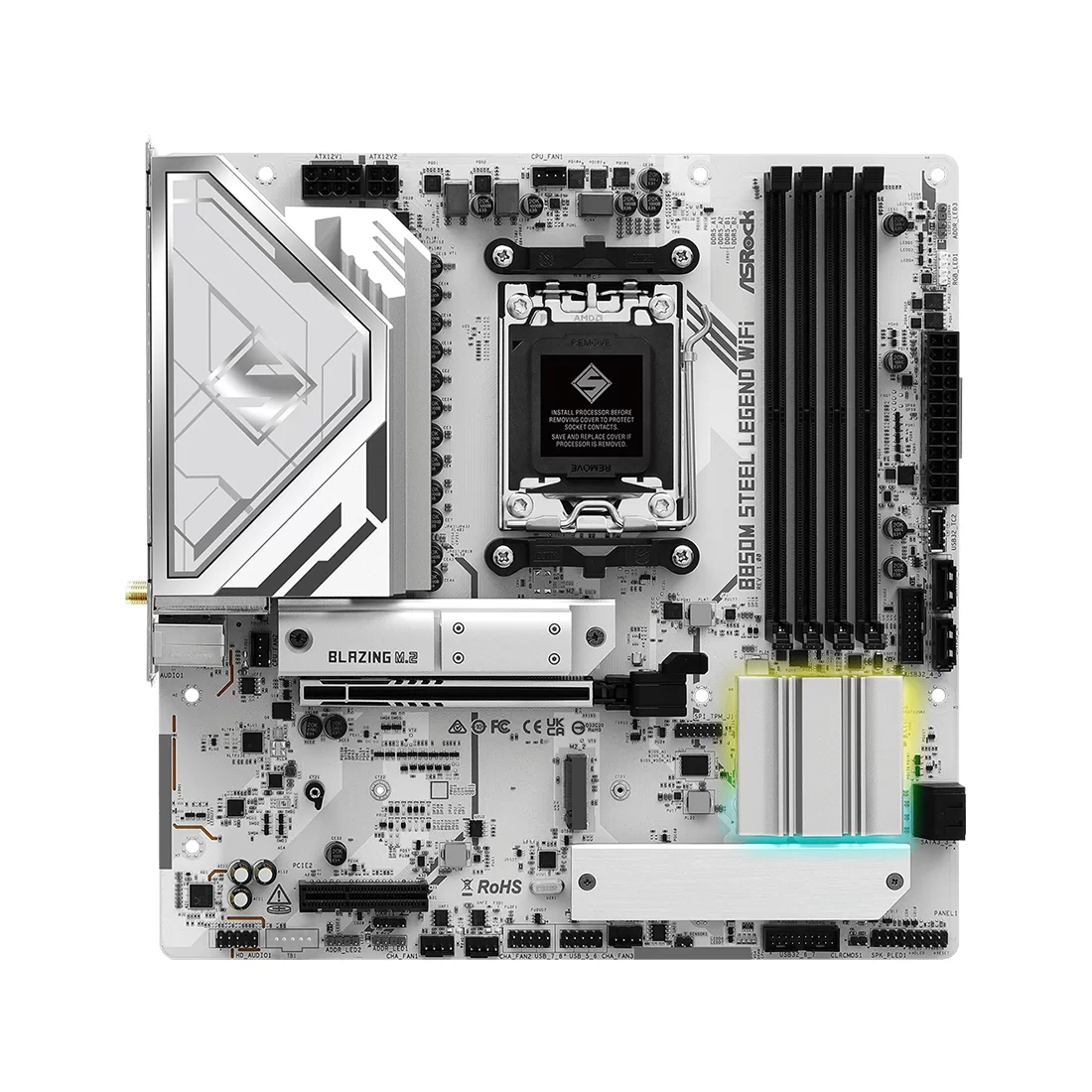 Материнская плата ASRock B850M STEEL LEGEND WIFI – купить недорого с доставкой по Алматы и Казахстану