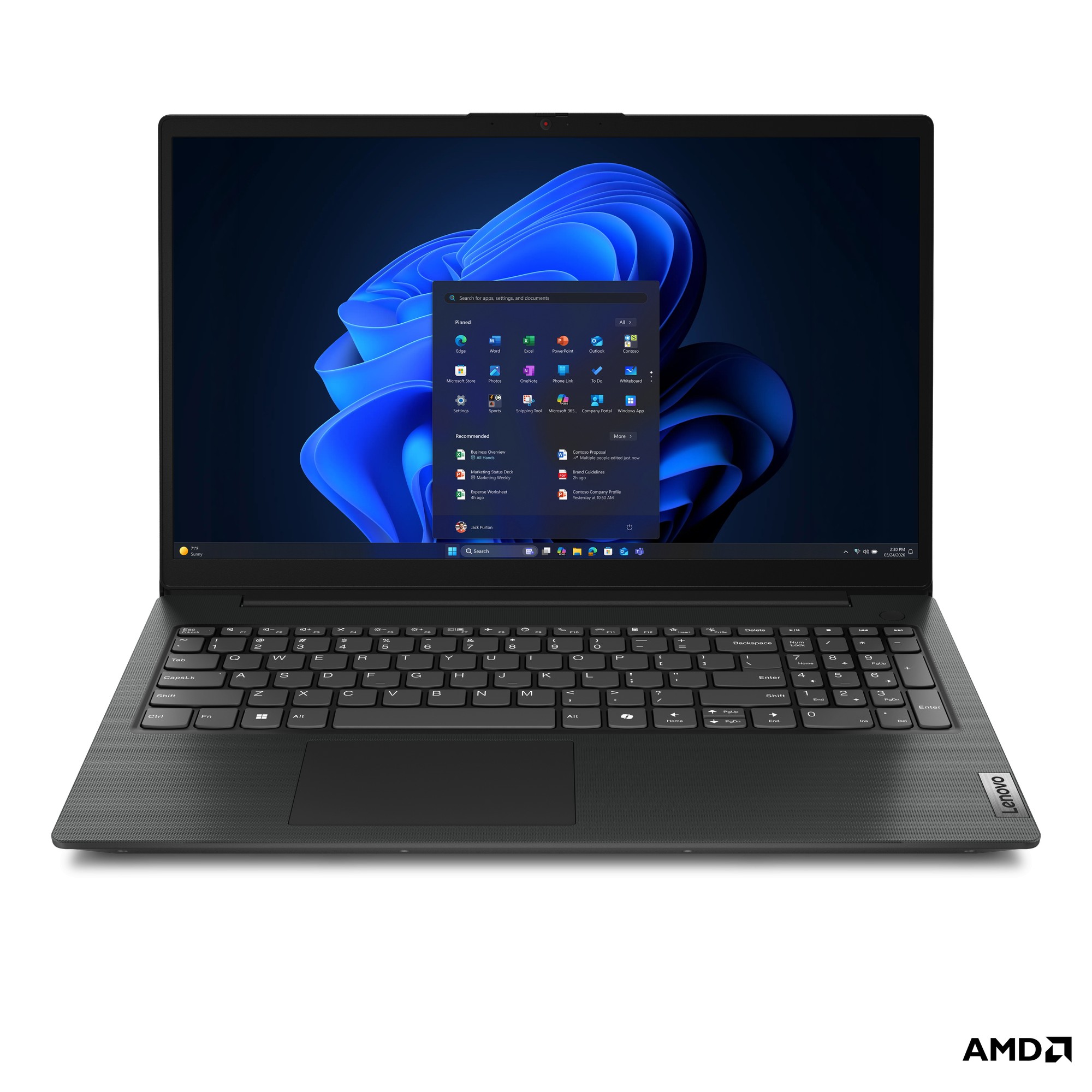 Ноутбук Lenovo V15 G6 AMN 15.6" FHD TN Ryzen 5 40 8GB SSD 512GB Windows 11 Home (83VD003LKJ) – купить недорого с доставкой по Алматы и Казахстану