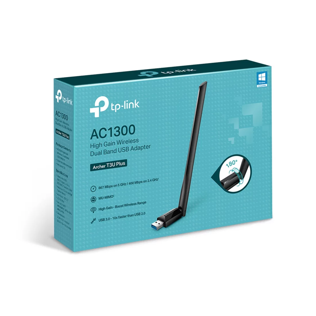 USB-адаптер TP-Link Archer T3U Plus – купить недорого с доставкой по Алматы и Казахстану