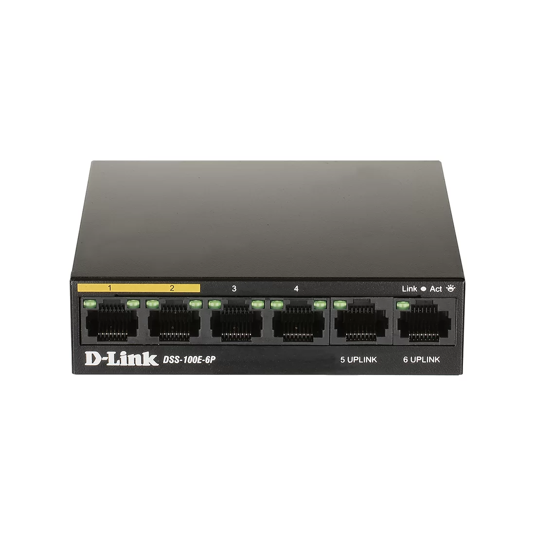 Коммутатор D-Link DSS-100E-6P/A1A, 6 портов 100 Мбит/с, PoE+, неуправляемый – купить недорого с доставкой по Алматы и Казахстану фото 2