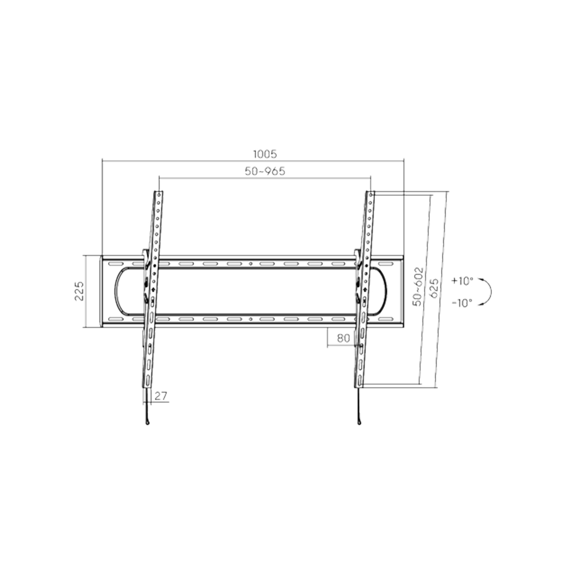 Кронштейн XG W-60120T для ТВ и мониторов 60"-120" – купить недорого с доставкой по Алматы и Казахстану фото 3