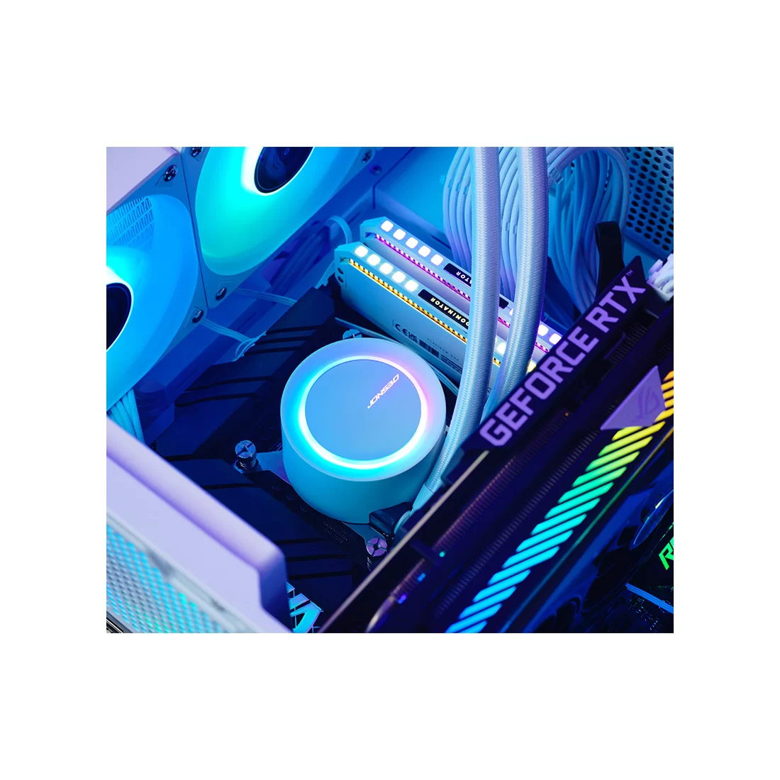 Кулер с водяным охлаждением Jonsbo TG-360 Black – купить недорого с доставкой по Алматы и Казахстану фото 3