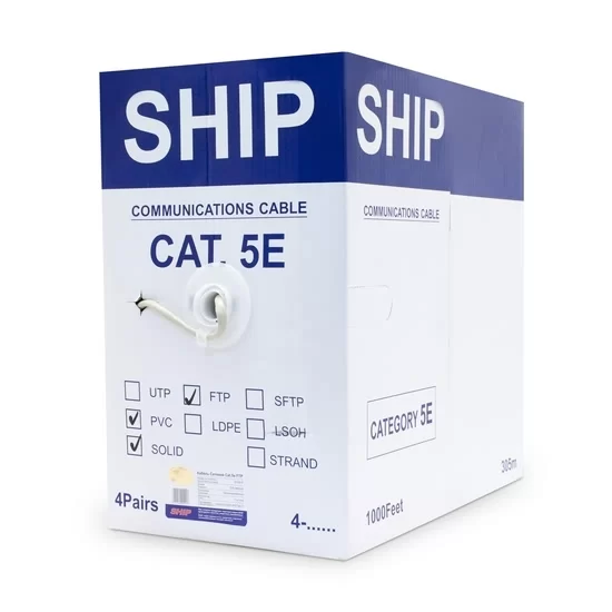 Кабель сетевой SHIP D145-P Cat.5e FTP 30В PVC – купить недорого с доставкой по Алматы и Казахстану