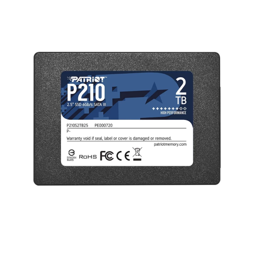 SSD накопитель 2 TB Patriot P210, 2.5", SATA III