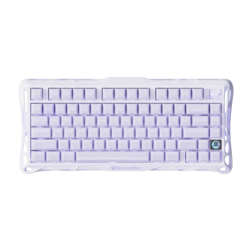 Клавиатура игровая механическая беспроводная GravaStar Mercury K1 Lavender Purple, 79 клавиш, фиолетовая — купить в Казахстане | neom.kz
