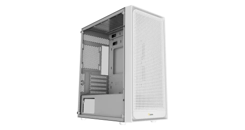 Корпус Ocypus Gamma C50, Mini Tower, белый, без БП