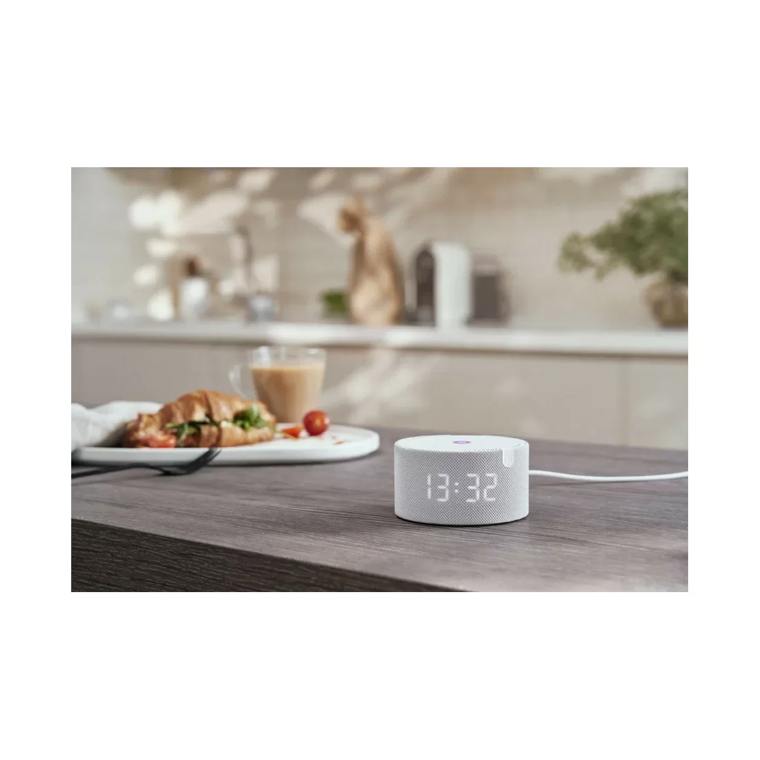 Умная колонка Яндекс Станция Мини с часами Серый опал – купить недорого с доставкой по Алматы и Казахстану фото 3