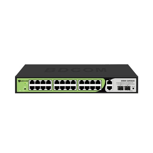 Коммутатор BDCOM S1500-24P2G2S, 26 портов 1 Гбит/с, PoE, неуправляемый — купить в Казахстане | neom.kz