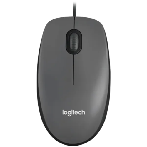 Мышь проводная Logitech M100, 3 кнопки, 1000 dpi, чёрная — купить в Казахстане | neom.kz