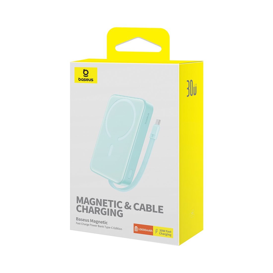 Внешний аккумулятор Baseus Magnetic Mini 10000mAh 30W Blue (P1002210B333-00) – купить недорого с доставкой по Алматы и Казахстану