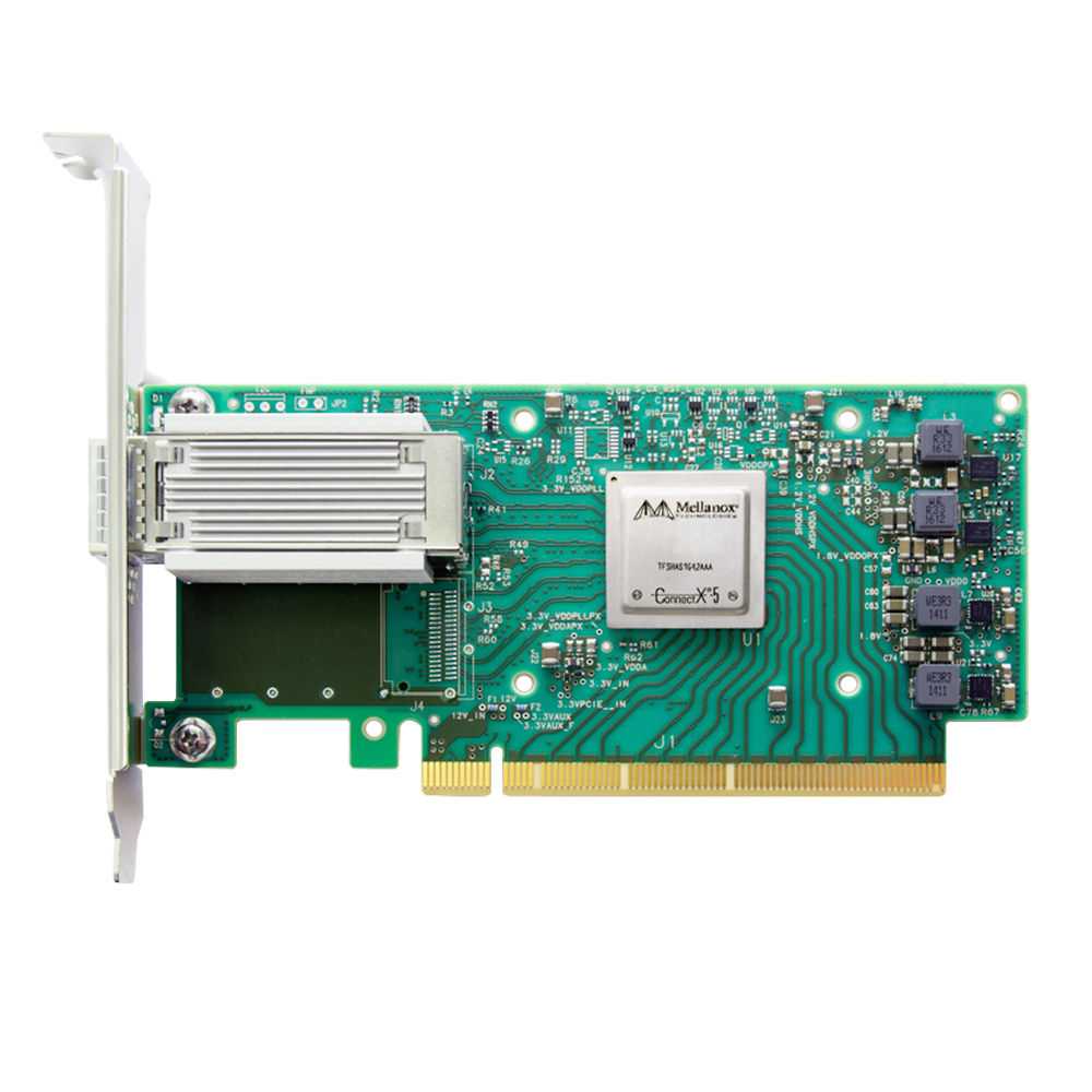 Сетевой адаптер Mellanox ConnectX-5 EN, 100 Гбит/с, 1 порт, QSFP28 (MCX515A-CCAT) — купить в Казахстане | neom.kz
