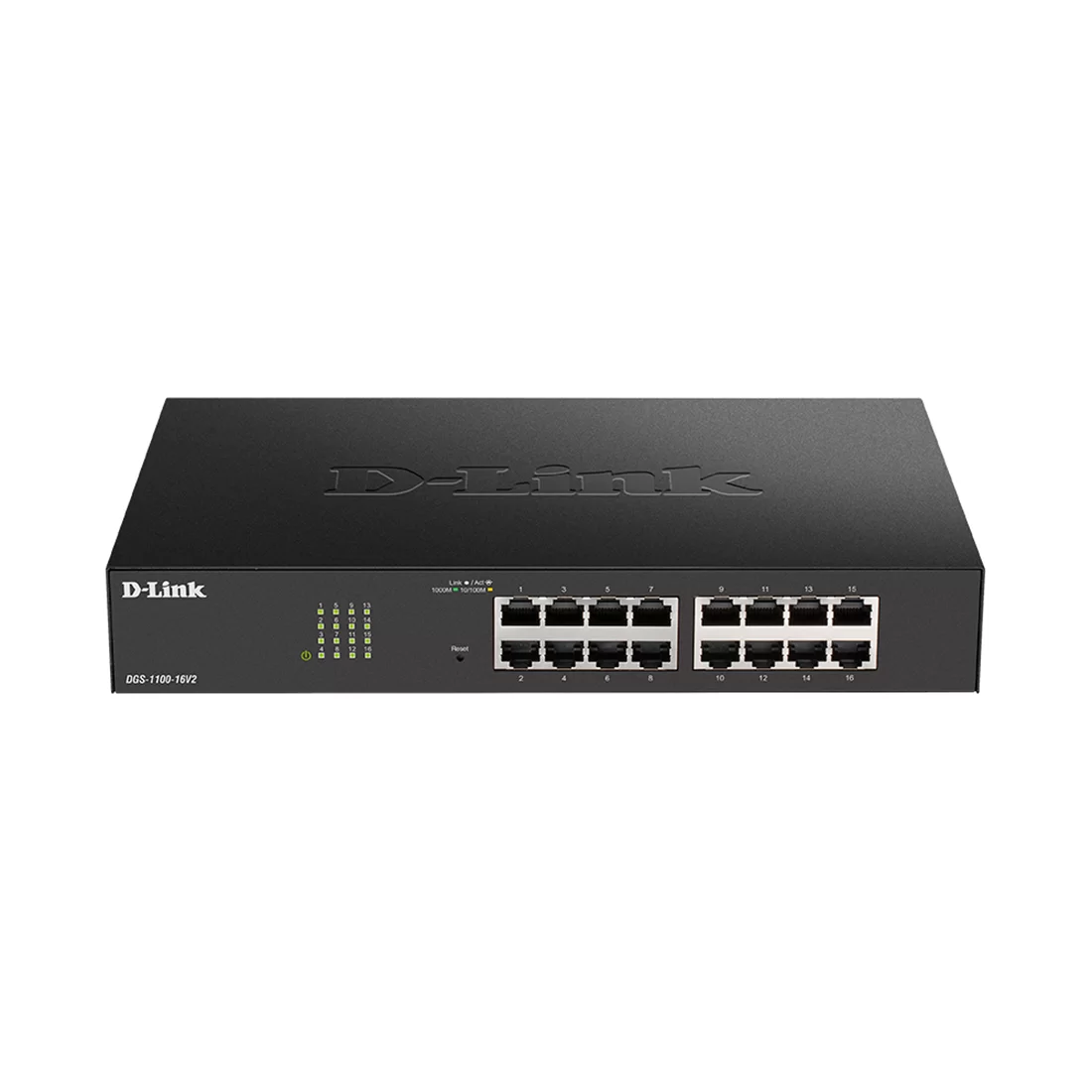 Коммутатор D-Link DGS-1100-16V2/A2A, 16 портов 1 Гбит/с, управляемый L2 – купить недорого с доставкой по Алматы и Казахстану
