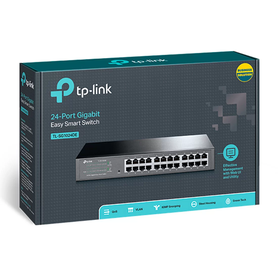 Коммутатор TP-Link TL-SG1024DE, 24 порта 1 Гбит/с, Smart – купить недорого с доставкой по Алматы и Казахстану