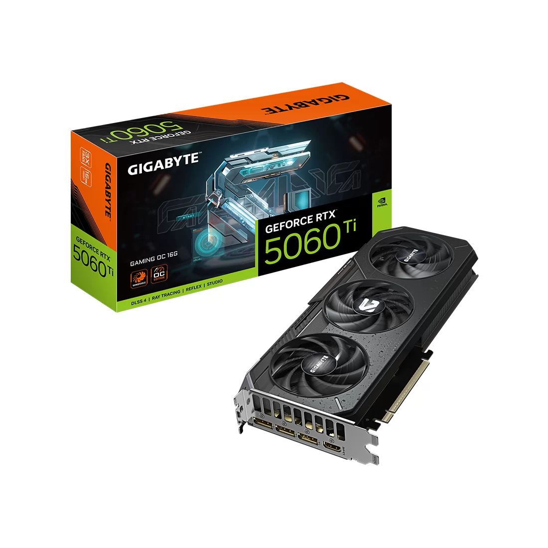 Видеокарта Gigabyte GeForce RTX 5060 Ti Gaming OC 16GB GDDR7 (GV-N506TGAMING OC-16GD) фото 3