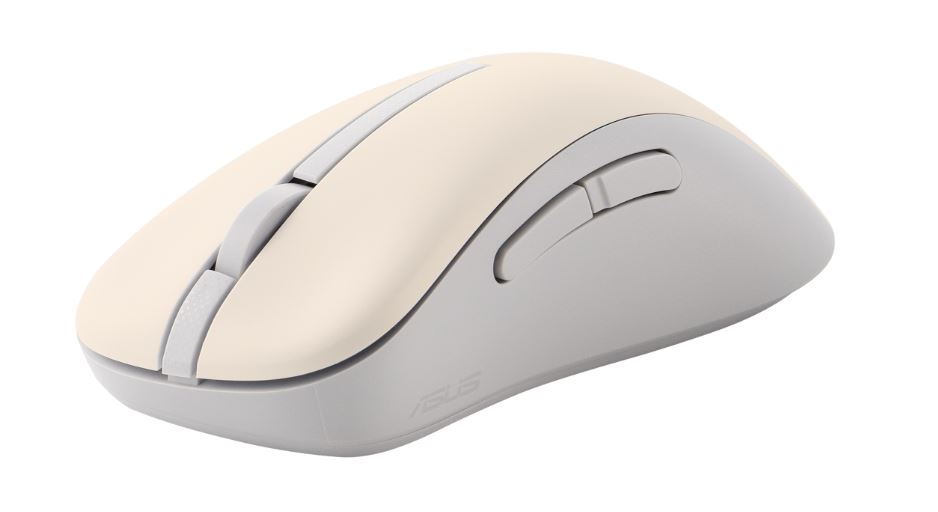 Мышь беспроводная ASUS MD102, 5 кнопок, 1600 dpi, бежевая – купить недорого с доставкой по Алматы и Казахстану