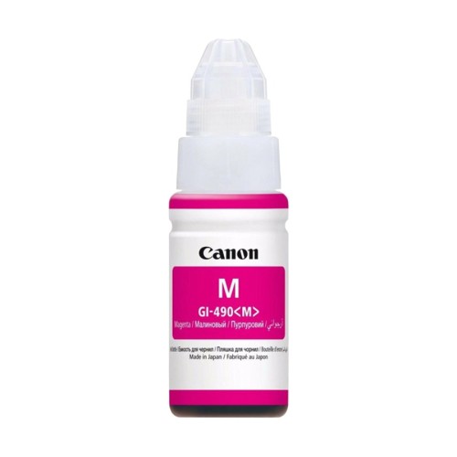 Чернила Canon GI-490, Magenta (0665C001), для PIXMA G1400/PIXMA G2400/PIXMA G3400 — купить в Казахстане | neom.kz