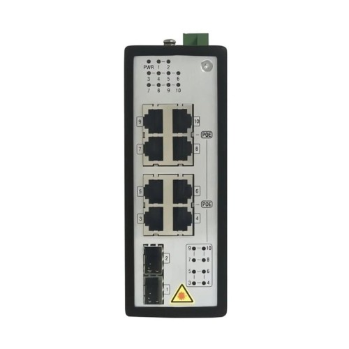 Коммутатор Hikvision DS-3T0510P/No Power unit, 8 портов 1 Гбит/с, 2×SFP, PoE+, неуправляемый — купить в Казахстане | neom.kz