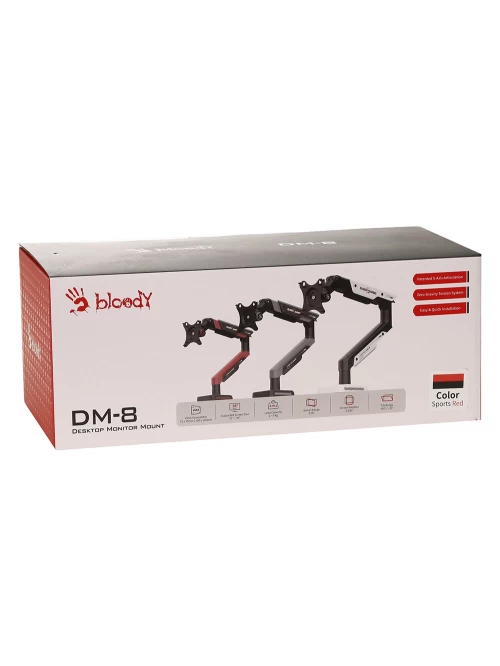 Настольный кронштейн A4Tech Bloody DM-8 Sports Red, 17"-39" — купить в Казахстане | neom.kz