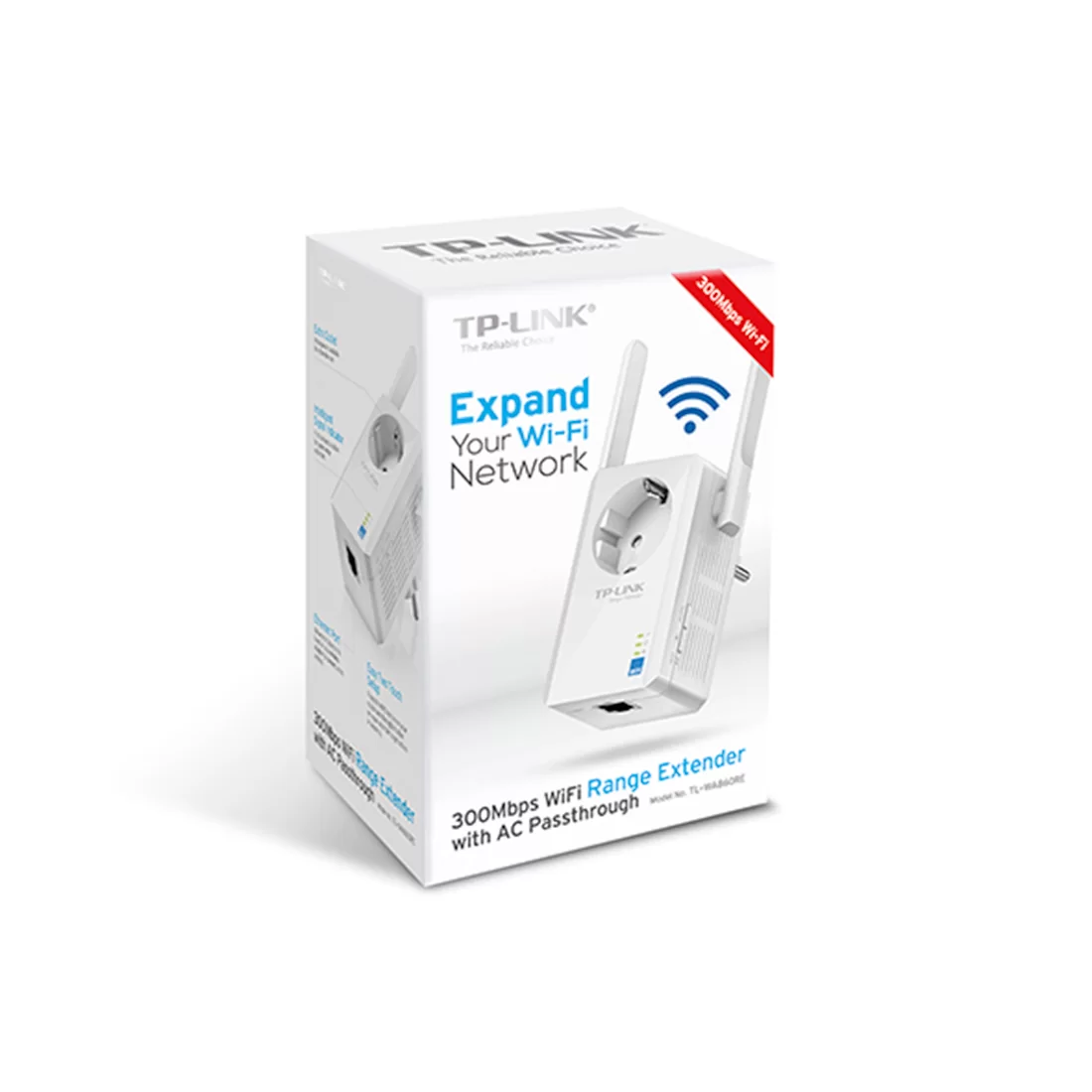 Усилитель Wi-Fi TP-Link TL-WA860RE, Wi-Fi 4 N300, настенная – купить недорого с доставкой по Алматы и Казахстану