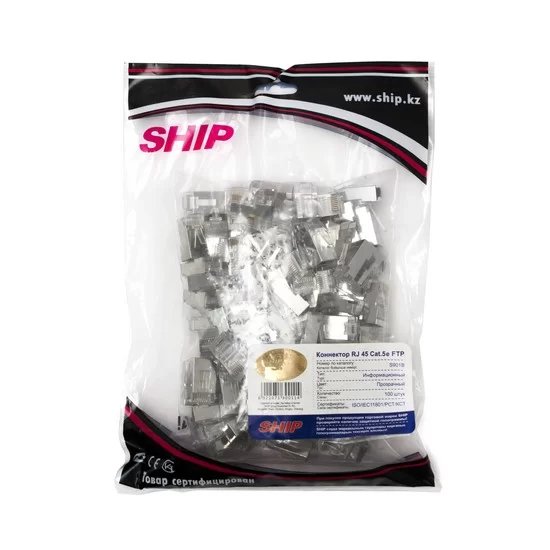 Коннектор телекоммуникационный RJ 45 SHIP S901B – купить недорого с доставкой по Алматы и Казахстану