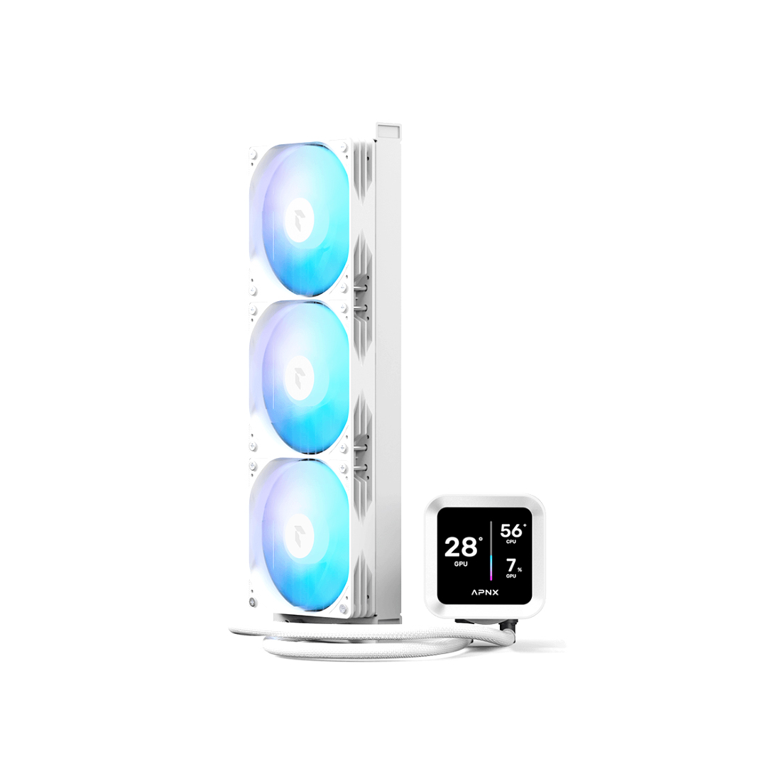 Система водяного охлаждения APNX LC1-D 360 White 360 мм – купить недорого с доставкой по Алматы и Казахстану