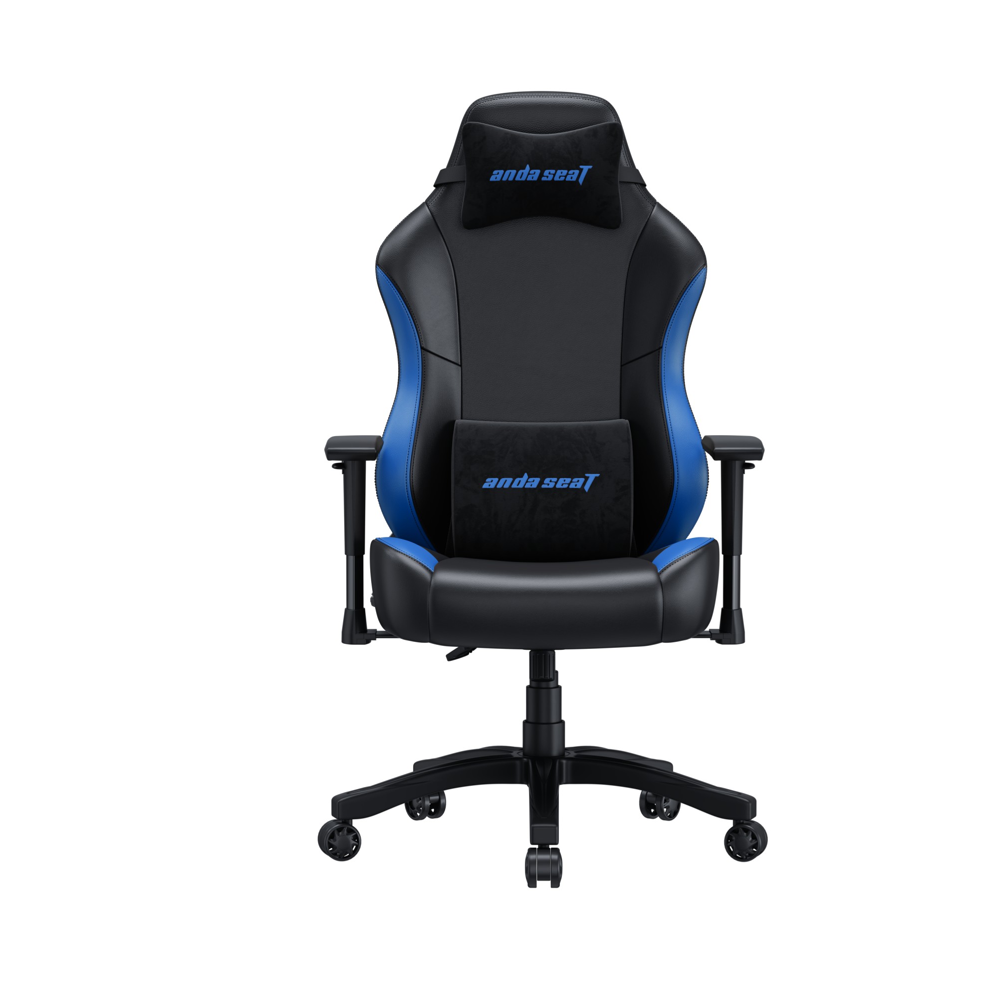 Игровое компьютерное кресло AndaSeat Luna, экокожа, до 100 кг, чёрно-синее (AD18-44-BS-PV) — купить в Казахстане | neom.kz