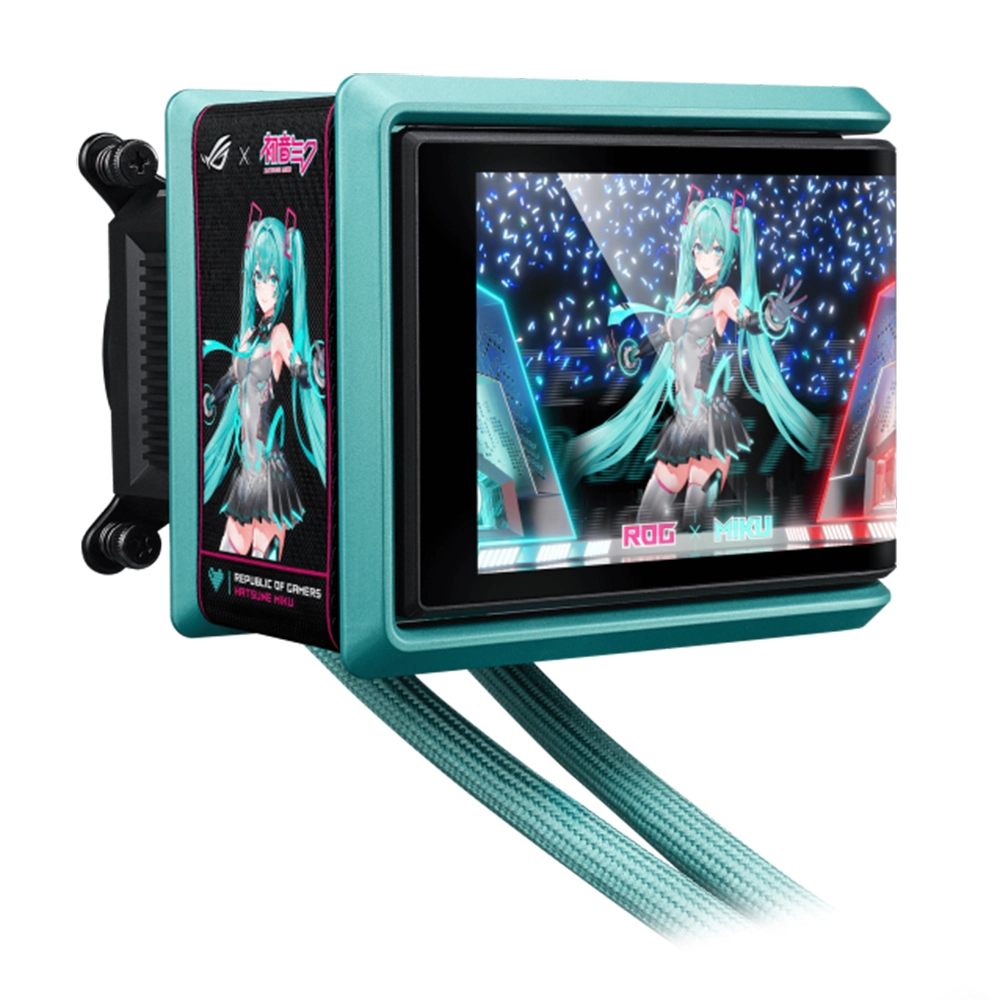 Система водяного охлаждения Asus ROG RYUO IV 360 ARGB Hatsune Miku Edition, Black 360 мм – купить недорого с доставкой по Алматы и Казахстану фото 4