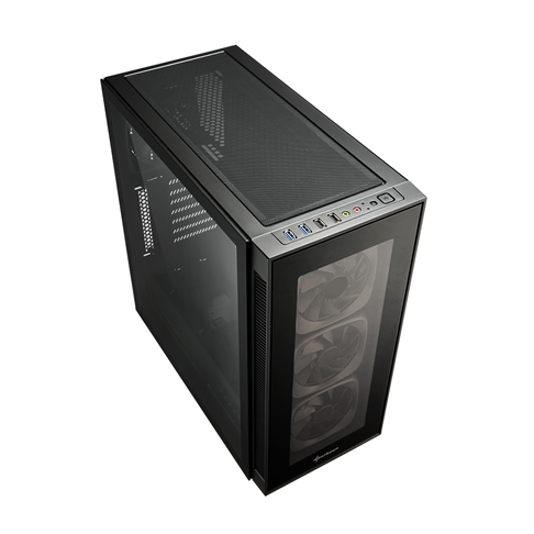 Корпус Sharkoon TG6 RGB, ATX, 3x3.5, 4x2.5, 2xUSB 3.0, 2xUSB2.0, Audio, 452*215*465mm, без БП