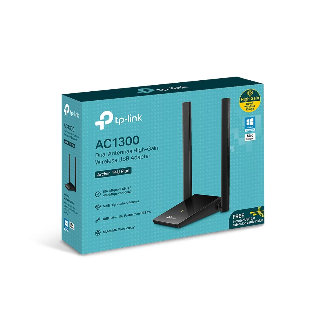 USB-адаптер TP-Link Archer T4U Plus – купить недорого с доставкой по Алматы и Казахстану