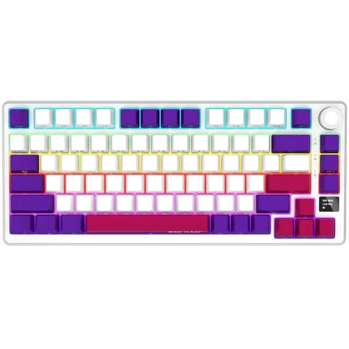 Клавиатура игровая механическая беспроводная LORGAR KBP7075W, белая — купить в Казахстане | neom.kz