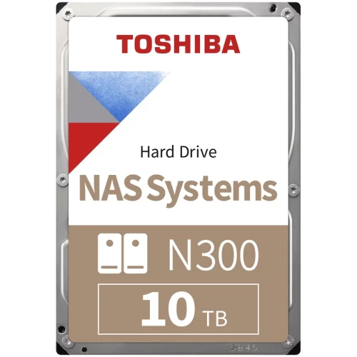 Жесткий диск Toshiba N300 10TB 3.5" SATA III 7200 RPM (MN10ADA10TS)