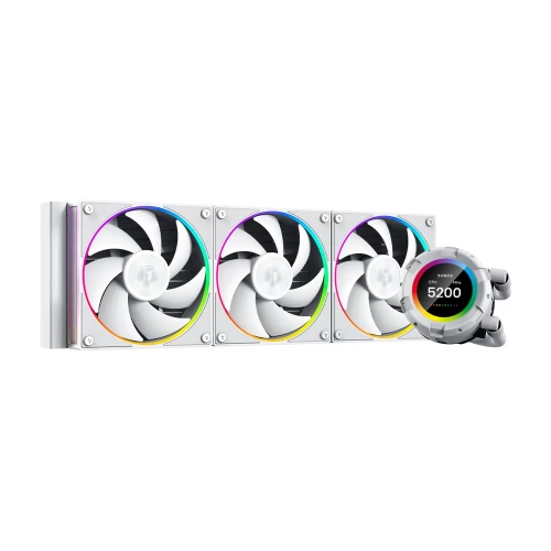 Система водяного охлаждения ID-Cooling SL360 WHITE, сокеты S1700/1200/2066/2011/115x/AMD — купить в Казахстане | neom.kz