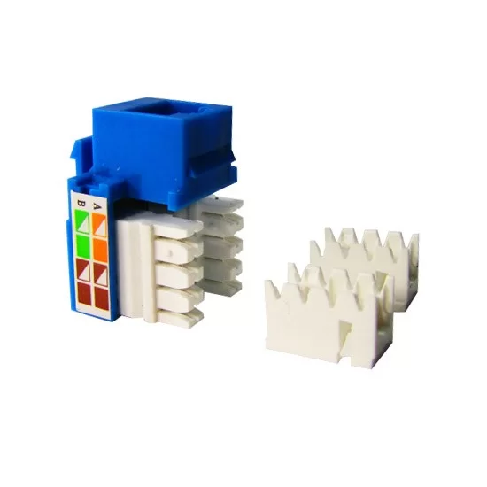 Модуль Keystone RJ-45 SHIP M245-3, кат.5e, U/UTP, синий – купить недорого с доставкой по Алматы и Казахстану
