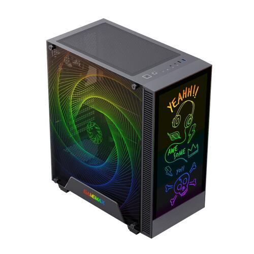 Корпус GameMax Kreator, MATX, 1x120FAN, без БП
