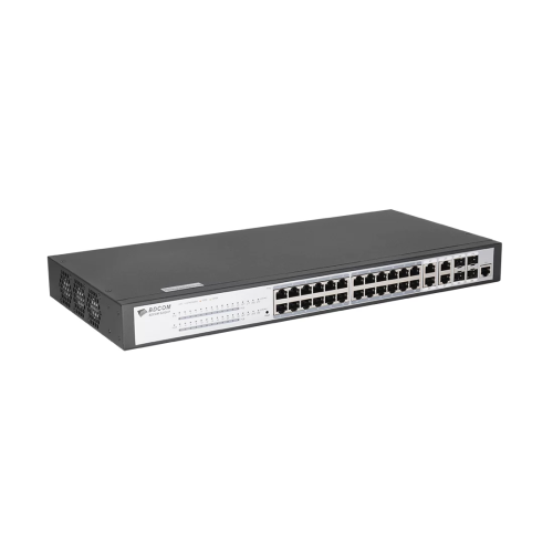 Коммутатор BDCOM S2528-P, 24 порта 1 Гбит/с, PoE, управляемый L2+ — купить в Казахстане | neom.kz