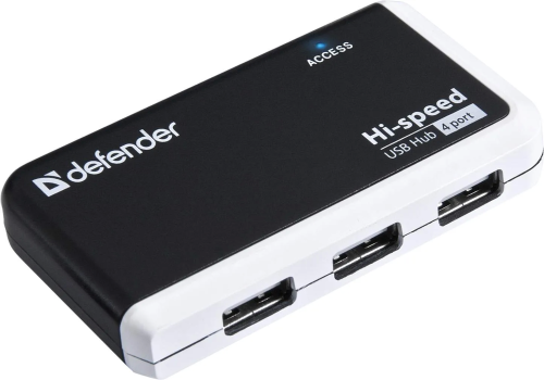USB-хаб Defender Quadro Infix, 4 порта USB 2.0 — купить в Казахстане | neom.kz