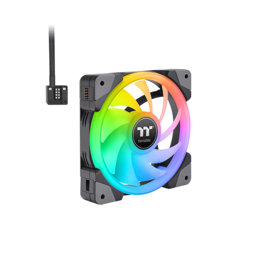 Кулер для компьютерного корпуса Thermaltake SWAFAN EX12 RGB PC Cooling Fan (3-Fan Pack) — купить в Казахстане | neom.kz
