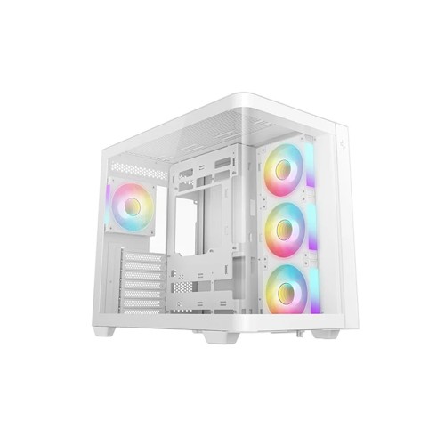 Корпус Deepcool CG530U 4F, Midi Tower, белый, без БП