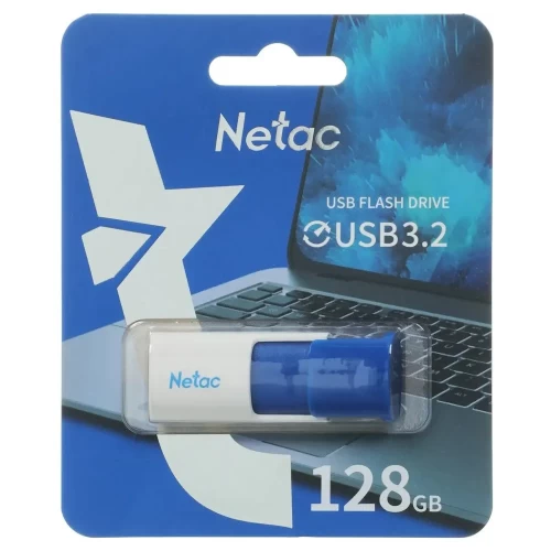 Флэш-накопитель Netac U182 Blue USB3.2 Flash Drive 128GB — купить в Казахстане | neom.kz