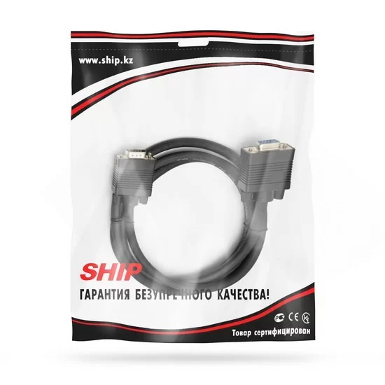 Удлинитель VGA 15Male/15Female SHIP VG004M/F-5.0P – купить недорого с доставкой по Алматы и Казахстану