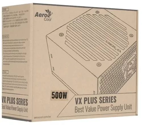 Блок питания AeroCool VX-500 PLUS, 500 Вт – купить недорого с доставкой по Алматы и Казахстану