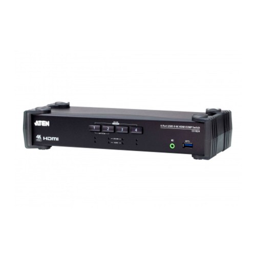 KVM-переключатель ATEN CS1824-AT-G, 4 порта, USB, HDMI — купить в Казахстане | neom.kz