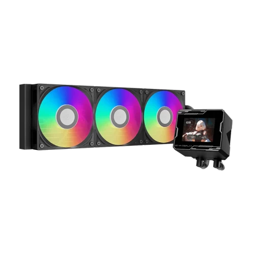 Система водяного охлаждения PCCooler GT360M ARGB Display Black 360 мм — купить в Казахстане | neom.kz