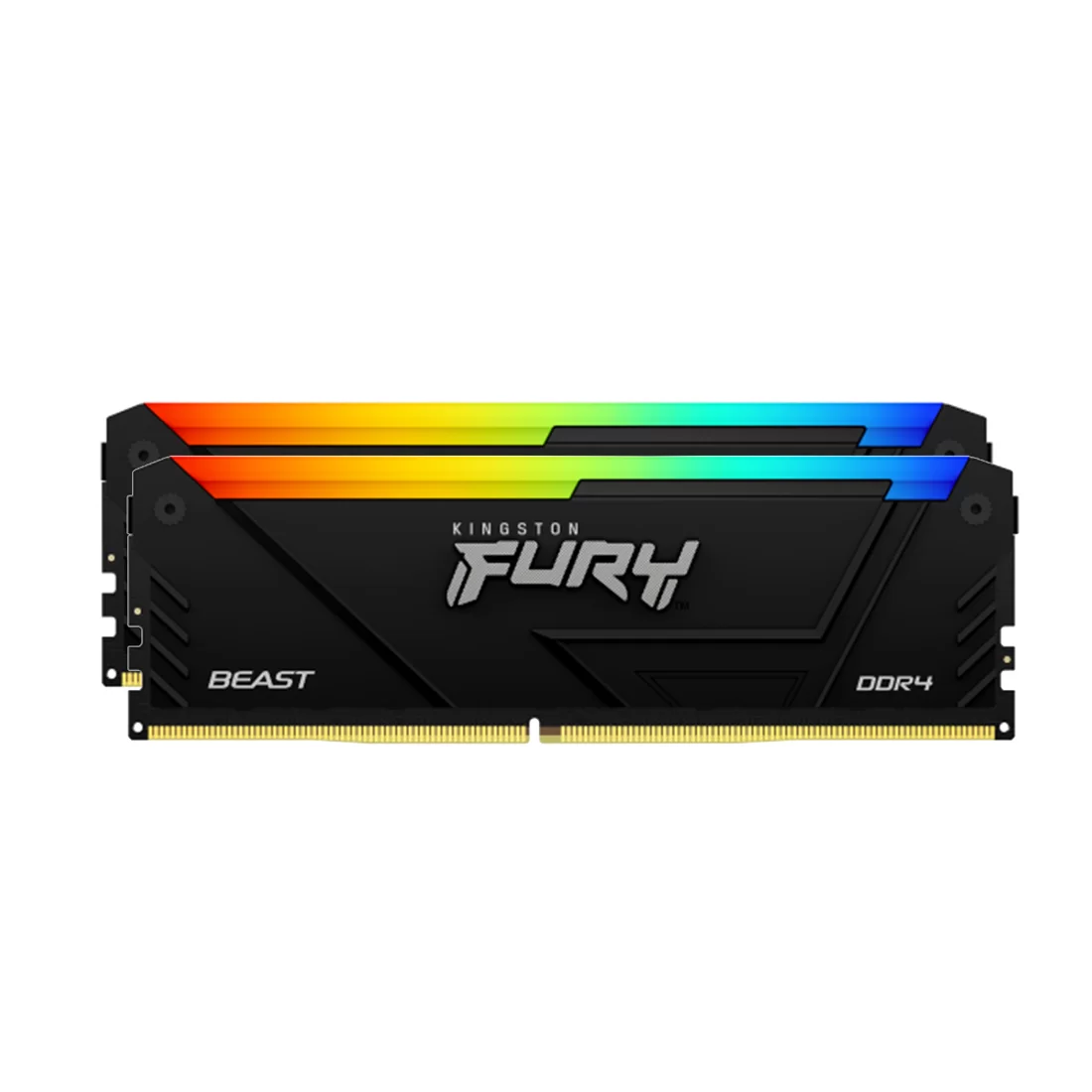 DDR-4 DIMM 16 GB 3200 MHz Kingston Fury Beast RGB, 2x 8 GB Kit, BOX  – купить недорого с доставкой по Алматы и Казахстану