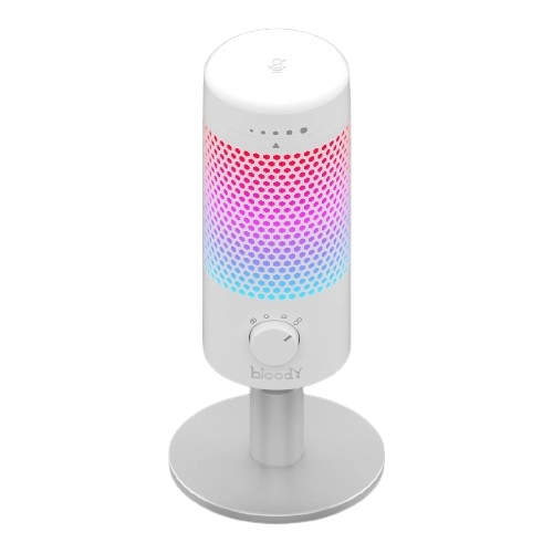 Микрофон A4Tech Bloody, USB, переключаемая направленность, белый (GM50 Pro White)